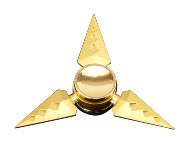Zabawka Antystresowa Fidget Spinner Naruto Złoty 6892967964