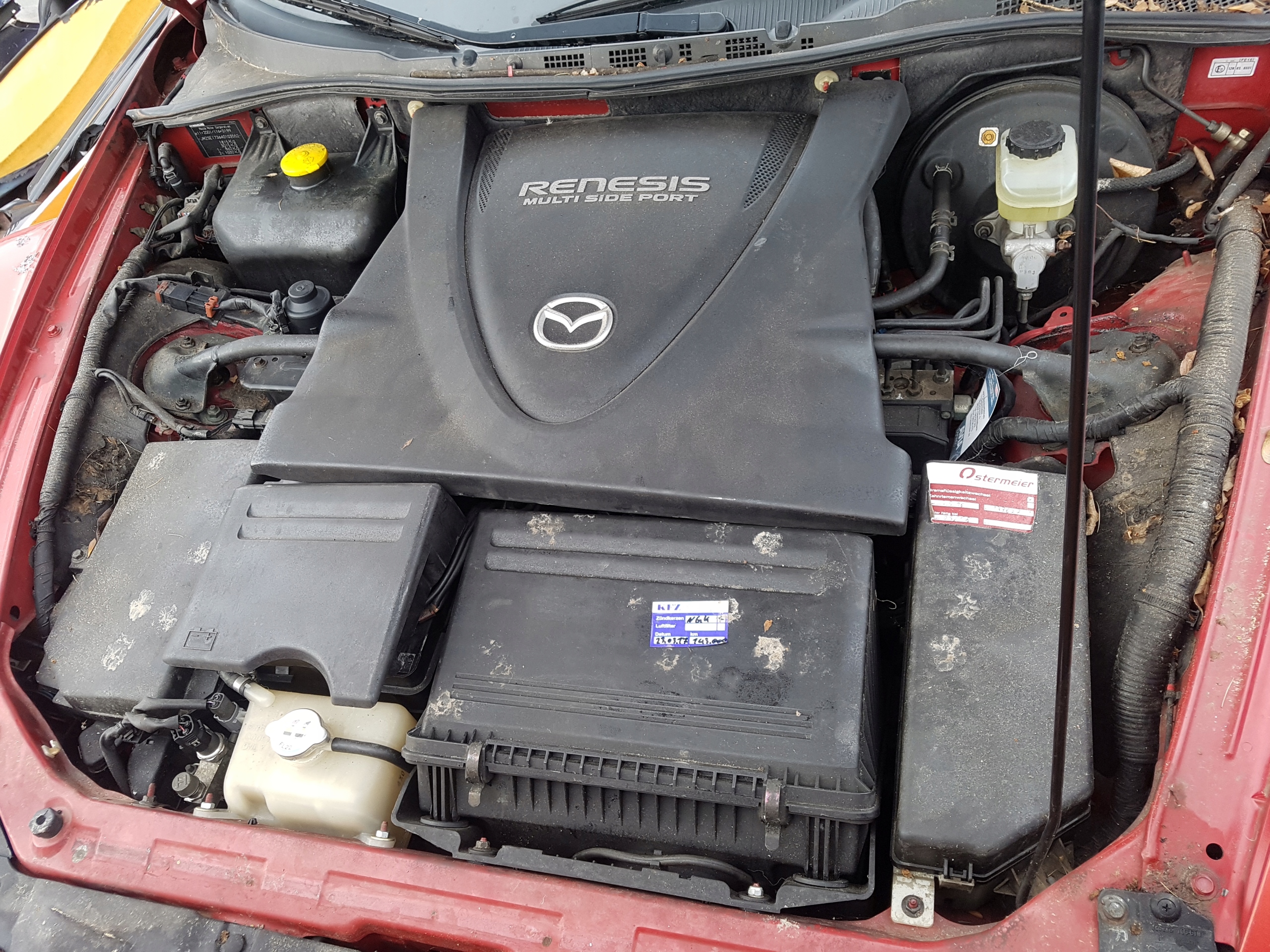 Mazda RX8 pierwszy właściciel, uszkodzony silnik