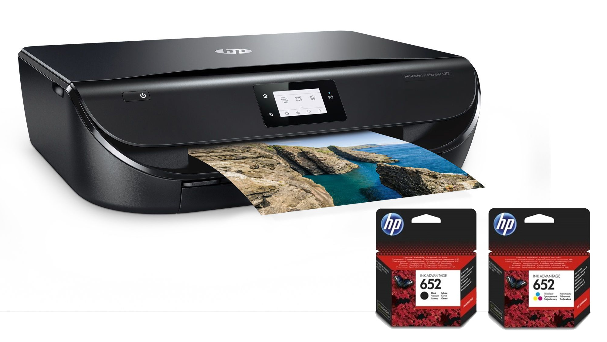 Как открыть принтер hp deskjet ink advantage 5075