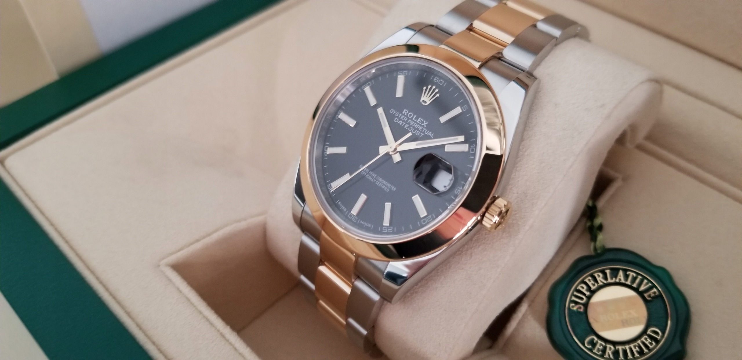 rolex datejust 31 bicolor