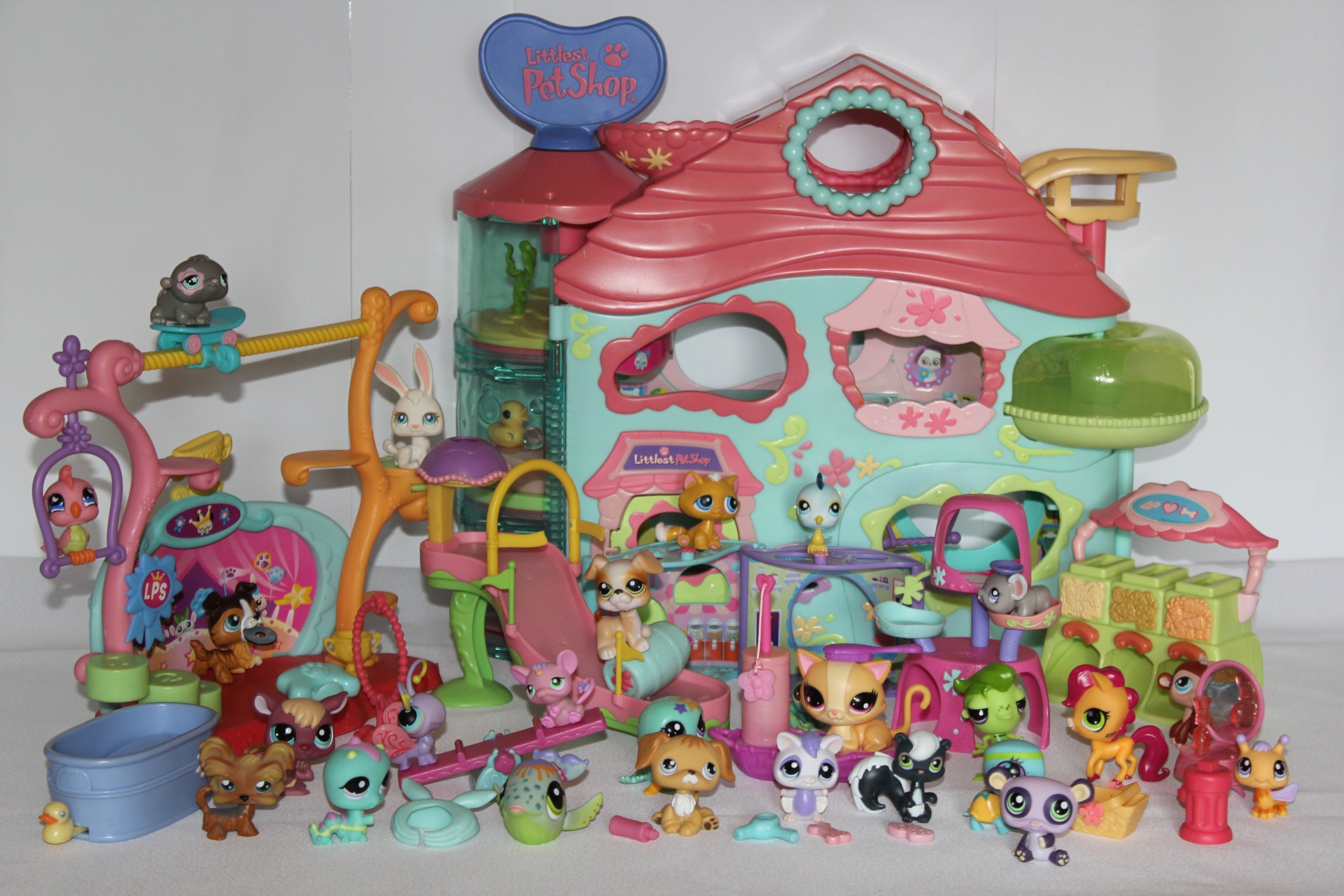 LPS HASBRO MEGA DOMEK LITTLEST PET SHOP - 7400155634 - oficjalne ...