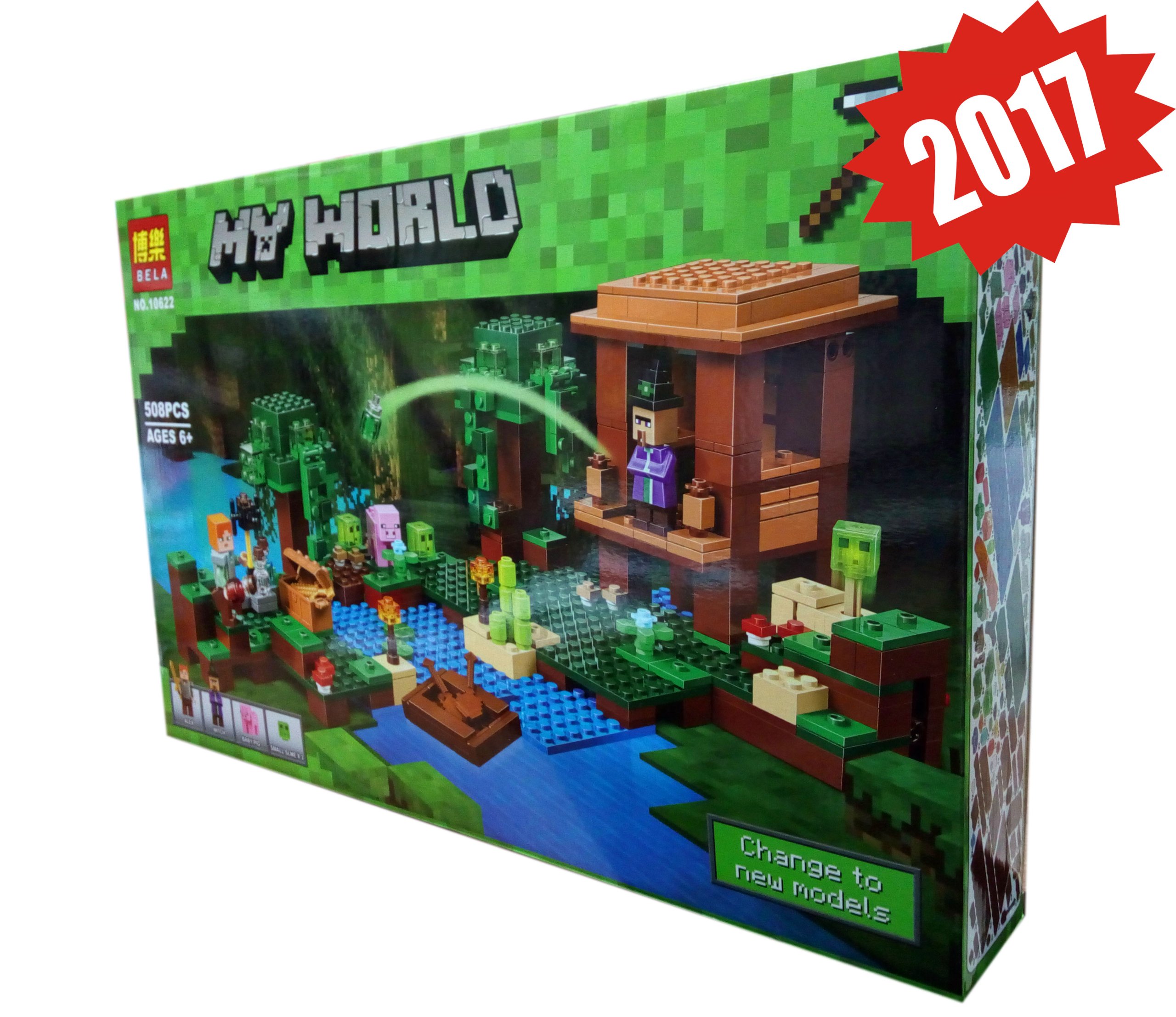 Minecraft Klocki Bela Nowe 508 Ele Karta Lego 7081337563