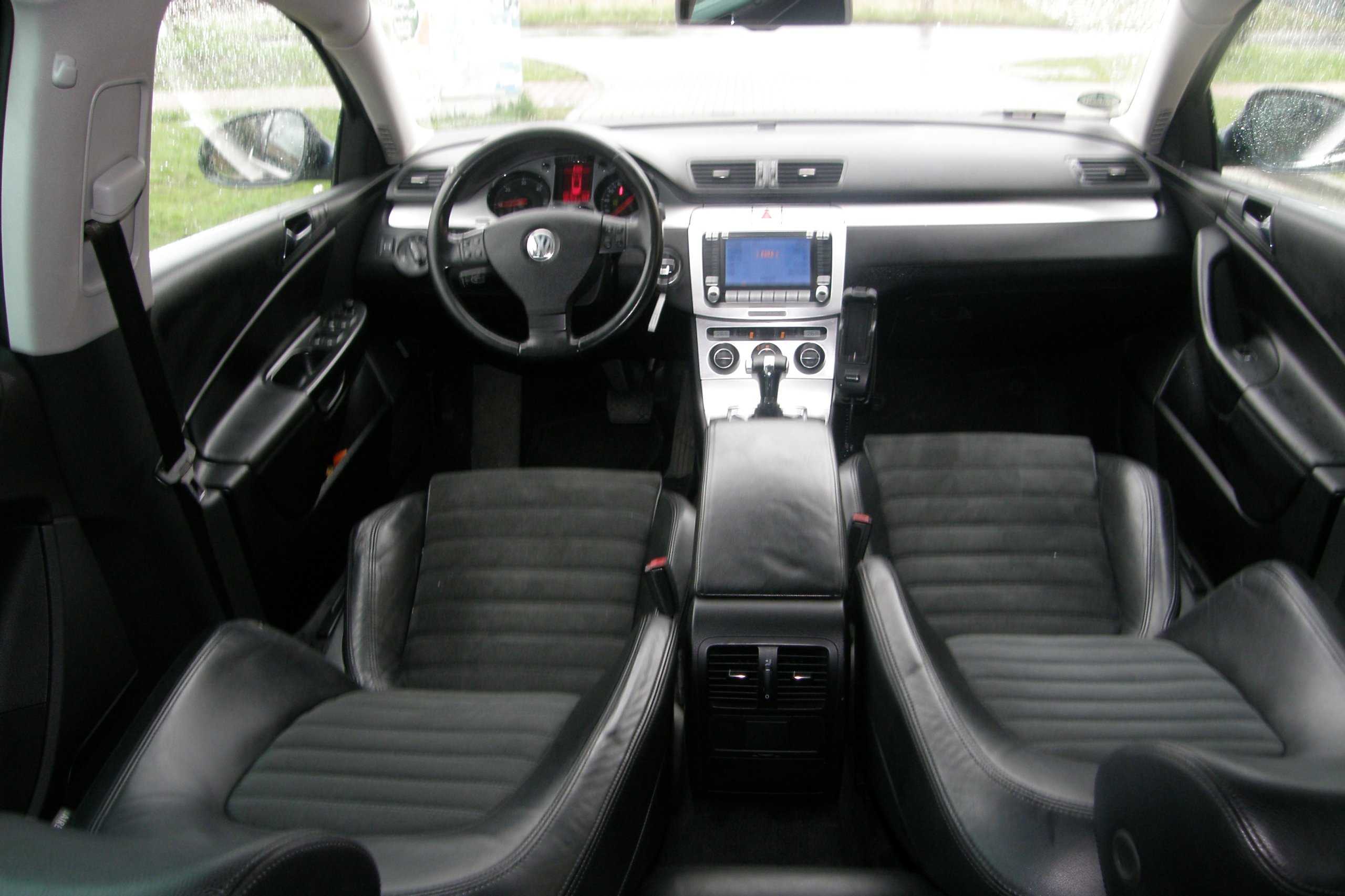 VW PASSAT B6 FOTELE SKÓRA ALCANTARA KOMPLET lim - 7183709786 ...