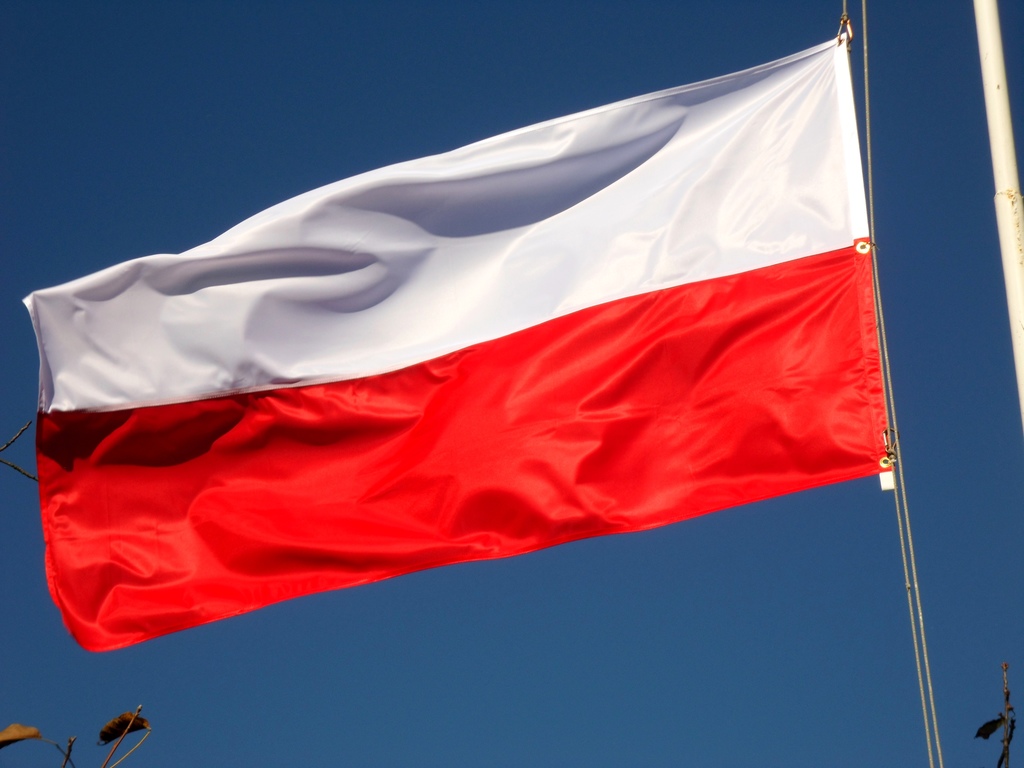 Flaga Polski Polska Narodowa 100 x 160 cm na Maszt - 7080337385