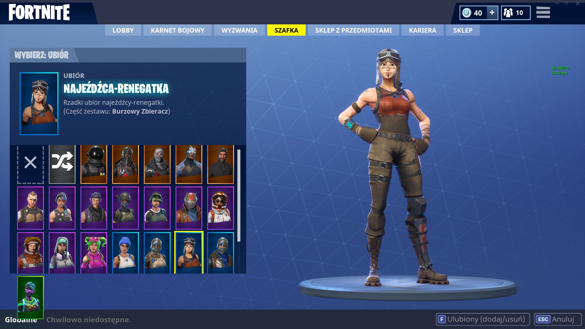 fortnite konto najrzadszy skin ratowanie swiata - wszystkie skiny w fortnite