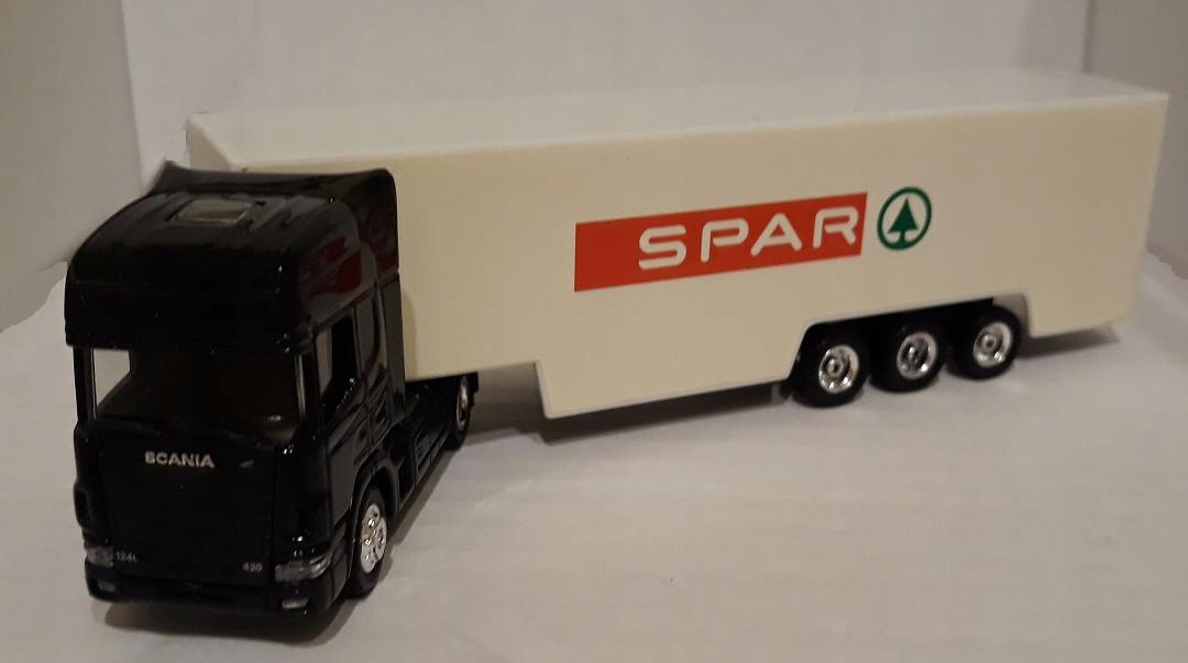 Metalowy Model Tir Ciężarówka Scania Spar 7505643861 Oficjalne