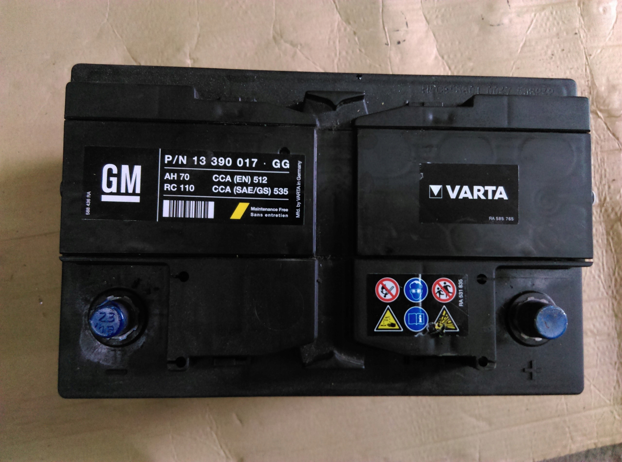AKUMULATOR VARTA GM 70AH 75AH - 7456288241 - oficjalne archiwum allegro