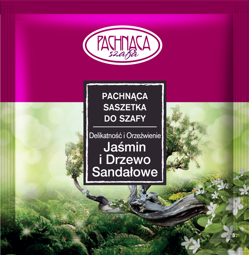 PACHNĄCA SZAFA saszetka Jaśmin Drzewo Sandałowe EAN (GTIN) 5908228956206