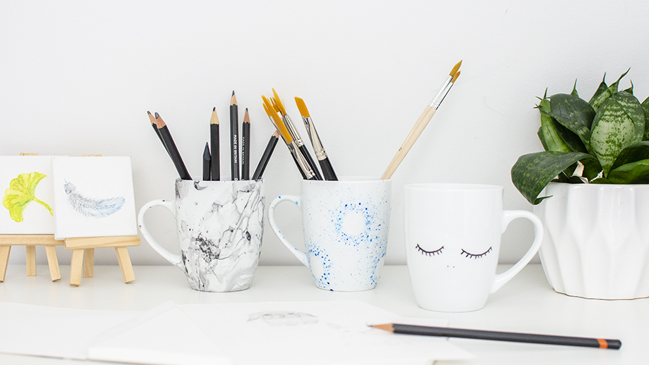 DIY – trzy proste sposoby na malowanie ceramiki