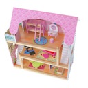 фото mini №2, Wooden lodge for dolls residence fabulous pink children for a gift