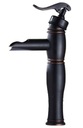 фото mini №1, Washbasin faucet retro high black royal