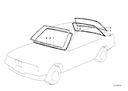 Листва декоративная уплотнитель, прокладки стекла перед хром, хромом bmw e30 316 318 320 323 324 3254, купить из Польши