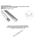 фото mini №2, Profile 45 st. to overlays led backlight 2m angular aluminum