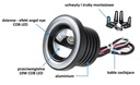 Света дневной drl cob led angel eye 65mm 3200lm5, с разборки недорого