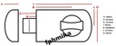 фото mini №2, Lock for surface mounting jania archer door b/ wkl. gra