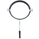 фото mini №1, Fasteners steel to pipes з rubber 6" 160mm (155-162mm) single uh172