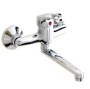 фото mini №7, Washbasin faucet wall-mounted hydroland atut chrome