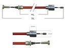 Трос тормозная тяга al-ko оригинал 1020 /1216mm2, купить в Украине