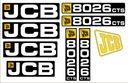 Наклейки наклейки koparka jcb 8026 cts+piktogramy1, цена в Украине
