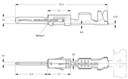 Соединитель pin meski vw mt 0,5-1,0mm2 000979132e2, купить в Украине