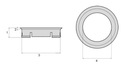 Кольца centrujace до дисков 70,1mm 57,1mm 4szt.4, купить из Польши
