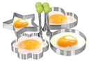 фото mini №4, Form to eggs fried steel eggs form wheel flower heart star