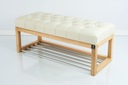 фото mini №7, Cabinet shoes with seat emra wood 55 x 40 x 40 centimeters white