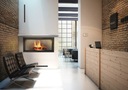 фото mini №12, Fireplace aerial steel grilles lucy 16 kw 200 mm