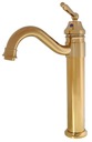 фото mini №1, Washbasin faucet high gols gold royal retro