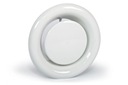 фото mini №5, Anemostat exhaust metallic round white exhaust lattice 160 mm+ frame