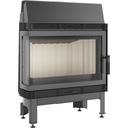 фото mini №1, Fireplace aerial grilles form steel left 11 kw black