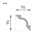 фото mini №3, Overlay ceiling cornice faseta holka cornice 10x10cm xps gldka 2m