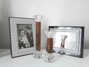 фото mini №10, Candlestick glass elegant 1 stylish 14cm (8967)