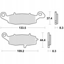 фото mini №4, Galfer pads brake front kawasaki vn 1500
