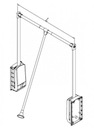 фото mini №4, Hanger reduced pantograph 60-83 centimeters chrome am004