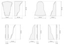фото mini №2, Outer corner overlays 62mm pvc oak vintage