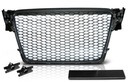 Решетка audi a4 b8 rs-style 08-11r matt black2, купить в Украине