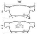 Тормозные диски, диск mikoda 0353 тормозные колодки, колодки opel adam (m13) 12r-19r перед 284mm3, купить с разборки