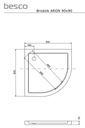 фото mini №4, Children's pool floor besco aron 90x90 black