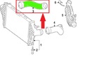 Шланг, трубка шланг інтеркулера mercedes w166 a16652800007, запчастини недорого
