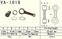 Шатун honda trx 350 rancher 99-06 шкворень 17mm va-10183, купить с разборки