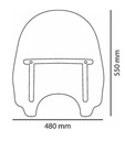 Высокая, высокое стекло chopper honda vtx_1300_18002, купить в Украине