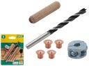 фото mini №1, Set to polaczen dowel clips 8mm wolfcraft