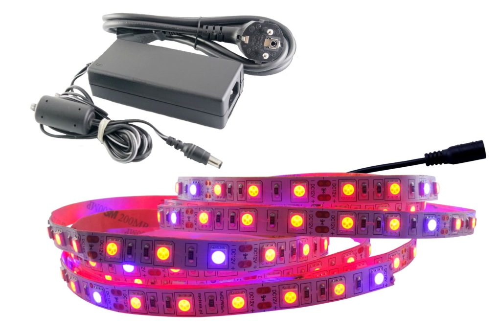 Led osvětlení Grow pro růst a pěstování rostlin 3 m