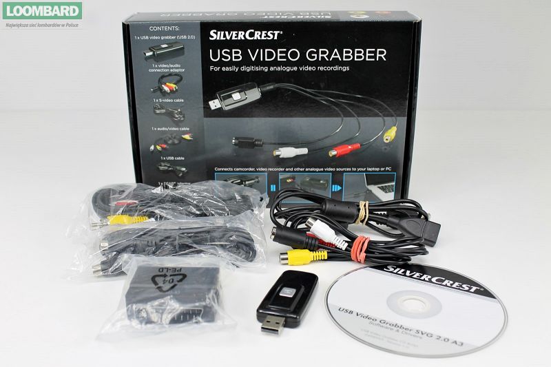 KONWERTER SYGNAŁU USB VIDEO SILVERCREST KOMPLET