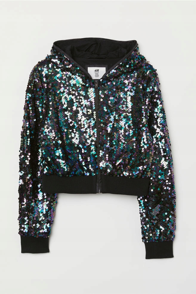 H&M, 146/152, cekinowa bluza