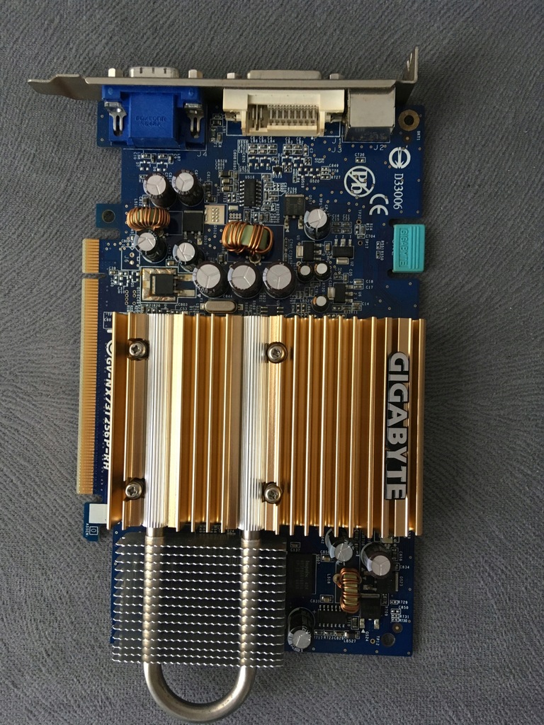 NVIDIA GeForce 7300 GT GPU GV-NX73T256P-RH 256MB