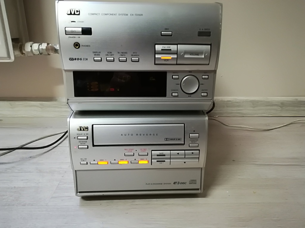 Ładna Wieża JVC EX td55r Aluminium 3xCD Vintage 7260481679 oficjalne archiwum Allegro