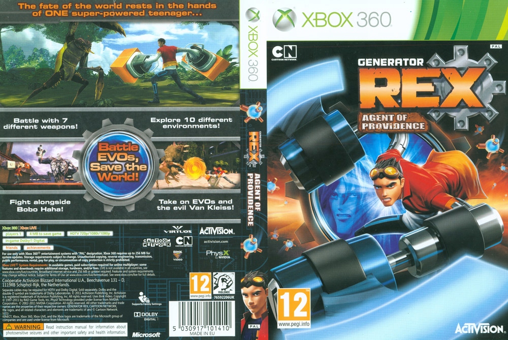 generator rex xbox 360