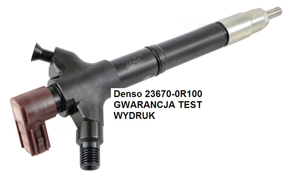 WTRYSKIWACZE DENSO 23670-0R100 TOYOTA D4-D WYDRUK